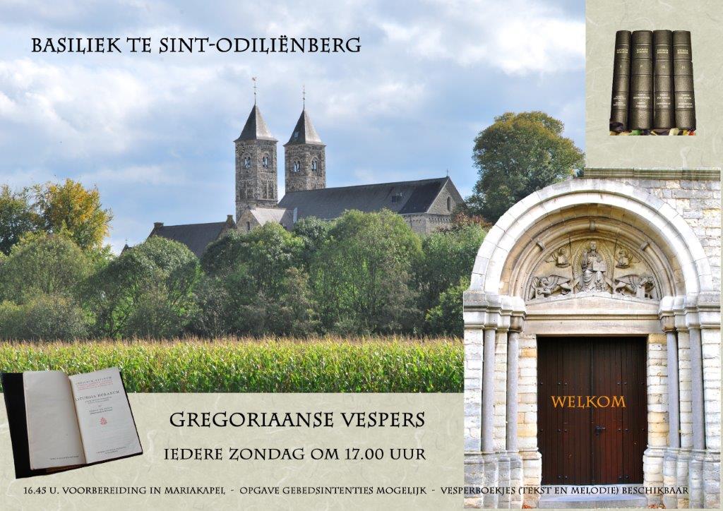 Iedere Zondag Om 17.00u Gregoriaanse Vespers In Basiliek – Priorij ...